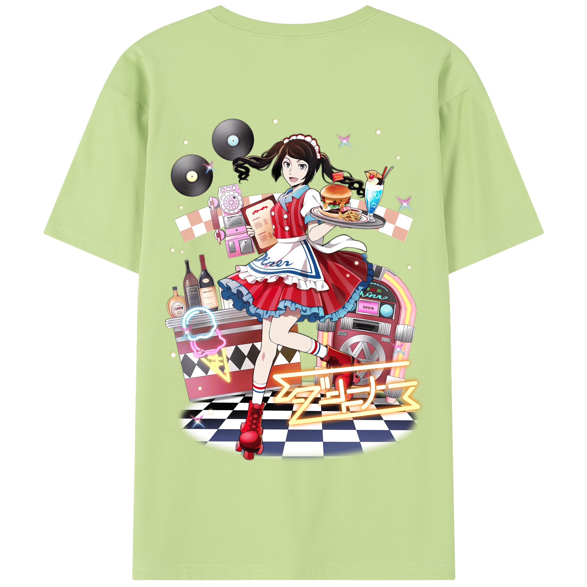 （画像用） 文豪ストレイドッグス Bungo Stray Dogs 綿100％半袖Tシャツ（背面プリント）